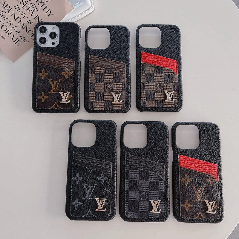 HypedEffect Louis Vuitton iPhone Cases with Extra Pouch - Timeless Luxury