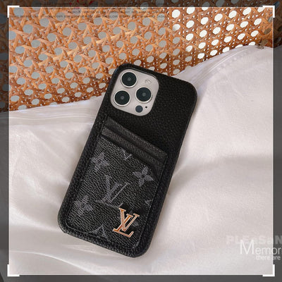 HypedEffect Louis Vuitton iPhone Cases with Extra Pouch - Timeless Luxury