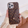 HypedEffect Louis Vuitton Leather Back Pocket Phone Case for iPhone 14