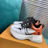 HypedEffect Louis Vuitton Lightweight White and Orange Sneakers