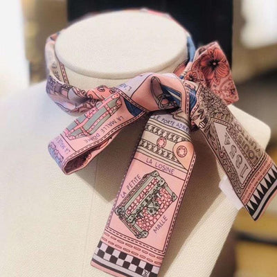 HypedEffect Louis Vuitton Lilac Luster Necktie Scarf