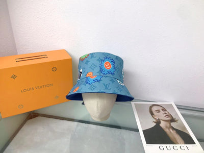 HypedEffect Louis Vuitton Louis Vuitton x YK  Reversible Faces Bucket Hat Collection