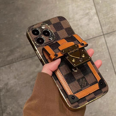 HypedEffect Louis Vuitton Luxury iPhone 15 Wallet Case