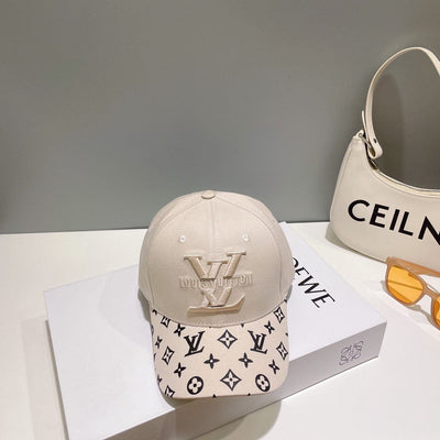HypedEffect Louis Vuitton Monogram Cap with Carved LV Detail