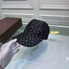HypedEffect Louis Vuitton Monogram Patterned Black Cap - Classic LV Style Cap