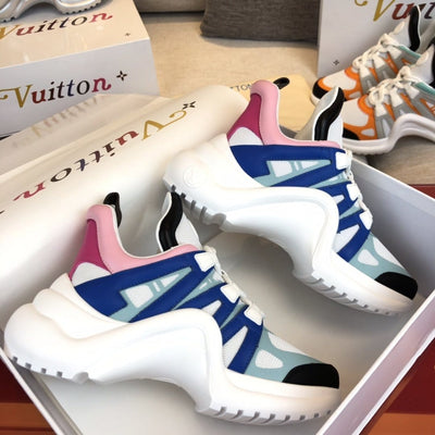 HypedEffect Louis Vuitton Multicolor Sneakers for women | Female Sneakers