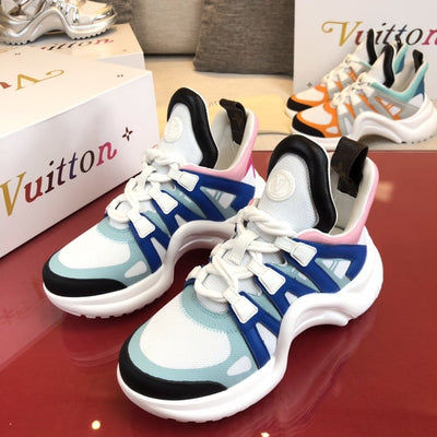 HypedEffect Louis Vuitton Multicolor Sneakers for women | Female Sneakers