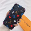 HypedEffect Louis Vuitton New Colorful Leather iPhone 15 Cases