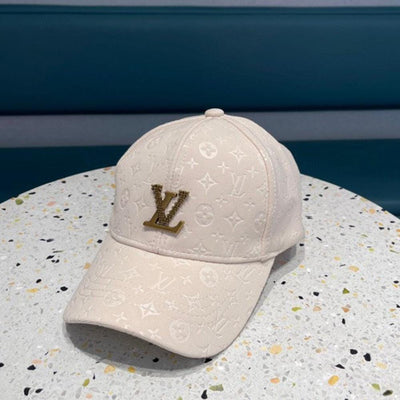 HypedEffect Louis Vuitton Prestige Cream Cap - Monogram Plaid Cap