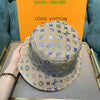 HypedEffect Louis Vuitton White Rainbow Bucket Hat for women - Light Effect Hat