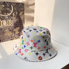 HypedEffect Louis Vuitton White Rainbow Bucket Hat for women | Women Hat
