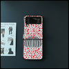 HypedEffect Louis Vuitton Z Flip/Z Fold Phone Case with Bubble Pattern and Strap Holder | Artistic Style