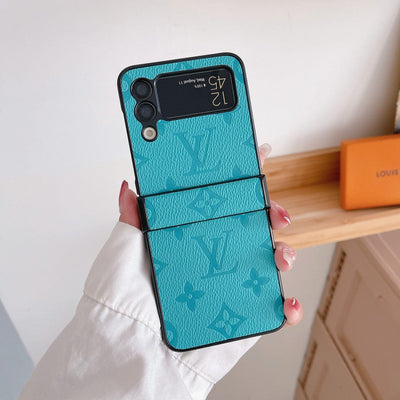 HypedEffect Louis Vuitton Z Flip/Z Fold Phone Case with Finger Strap | Stylish Grip