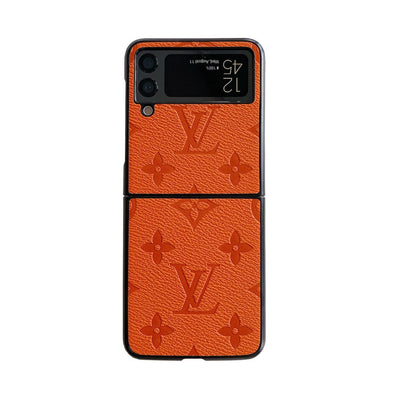 HypedEffect Louis Vuitton Z Flip/Z Fold Phone Cases | Luxurious Craftsmanship with Black Frame