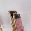 HypedEffect Louis Vuitton Z Flip/Z Fold Phone Cases | Luxurious Craftsmanship with Golden Fram