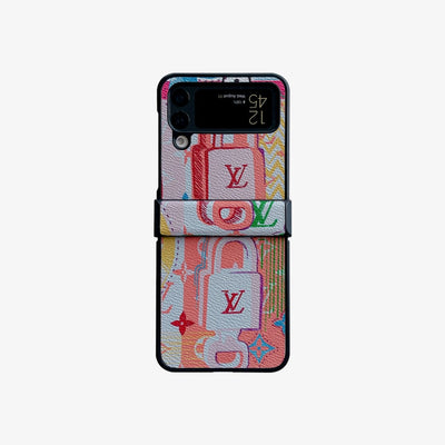HypedEffect Louis Vuitton Z Flip/Z Fold Phone Cases with Finger Strap | Unique Artistic Styles