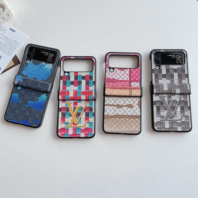 HypedEffect Louis Vuitton Z Flip/Z Fold Phone Cases with Strap Holder | Striking Luxurious Craftsmanship