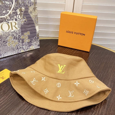 HypedEffect Luxurious Louis Vuitton Mustard Bucket Hat