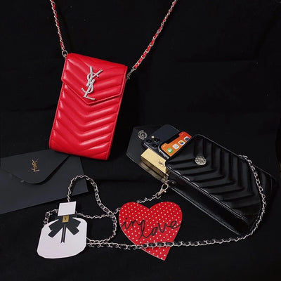 HypedEffect Luxury Ysl Phone Crossbody Bag For All Types Of Mobile Phones
