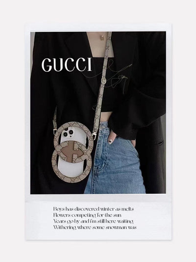 HypedEffect New Luxury Gucci Crossbody Phone Holder Bag