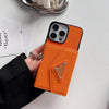 HypedEffect Prada-Inspired Designer iPhone Case with Card Holder – Available for iPhone 13 to iPhone 16