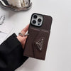 HypedEffect Prada-Inspired Designer iPhone Case with Card Holder – Available for iPhone 13 to iPhone 16