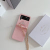 HypedEffect Prada Z Flip/Z Fold Phone Cases with Detachable Strap - Luxurious Style