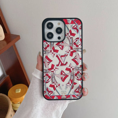 HypedEffect Red and Pink Louis Vuitton iPhone Cases - Perfect Fit for Various iPhone Models