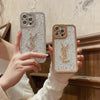 HypedEffect Sparkling YSL iPhone Cases Compatible with iPhone 11 to iPhone 15 Models