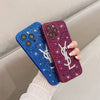 HypedEffect Stylish YSL iPhone Cases Compatible with iPhone 11 to iPhone 15 Models