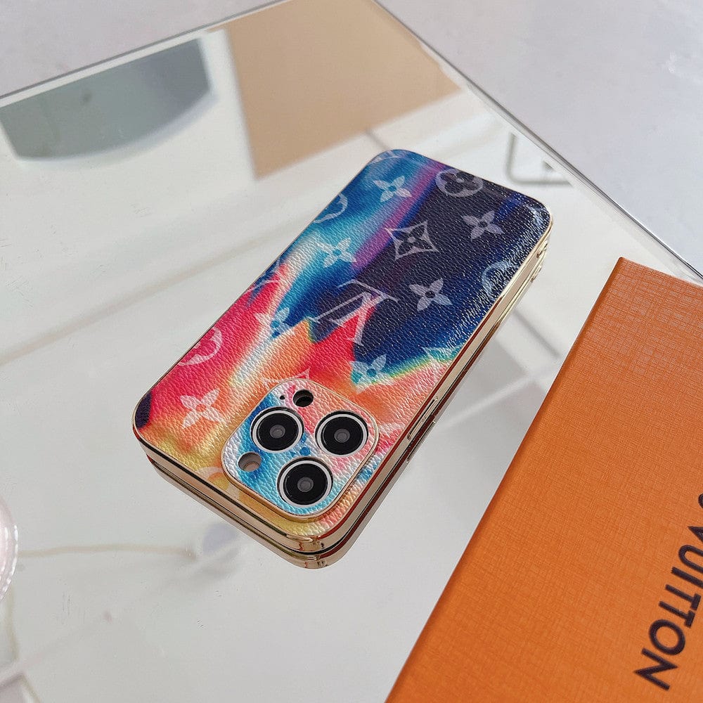 HypedEffects Bleach Rainbow louis vuitton Cases for iPhone 11, 12, 13, and 14 Pro Max