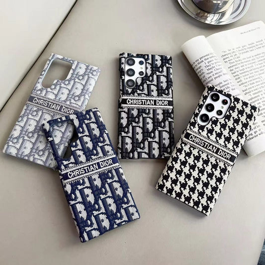 HypedEffects Christian Dior Designer Phone Cases for Samsung with Iconic Patterns