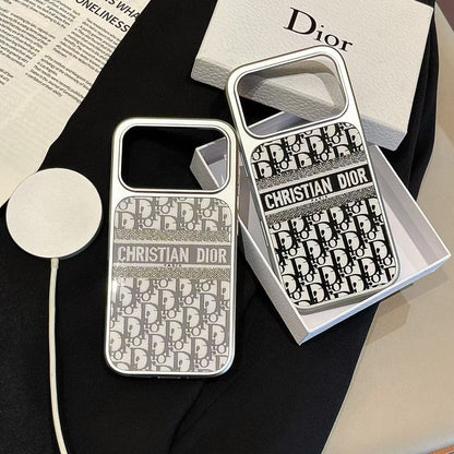 HypedEffects Christian Dior Inspired Luxury Phone Case for iPhone 14 to iPhone 17 Pro Max