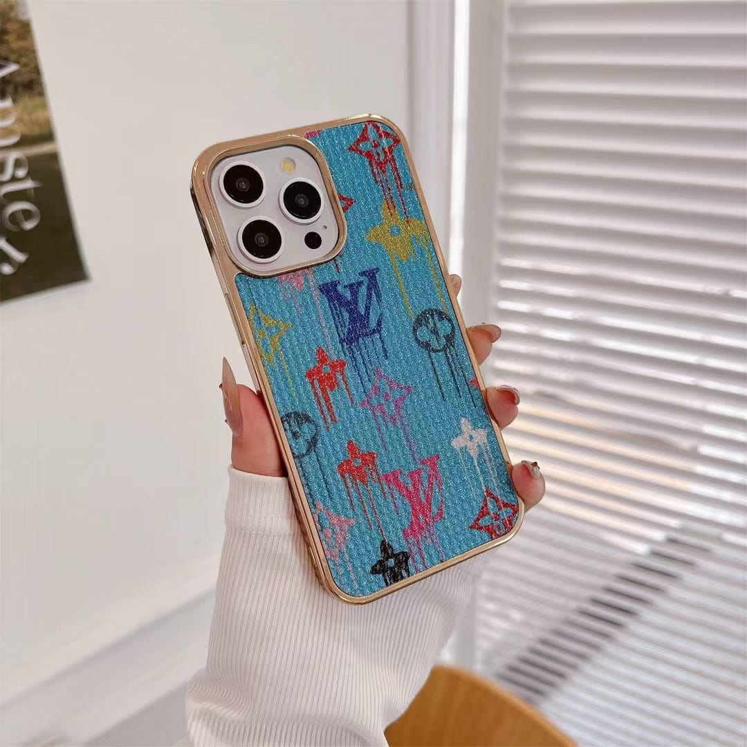 HypedEffects Colorful louis vuitton Phone Covers for iPhone 15 Pro Max