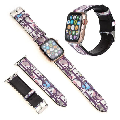 HypedEffects Designer Exotic Leather Dior Watch Band 38/40/41/42/44/45/49 mm
