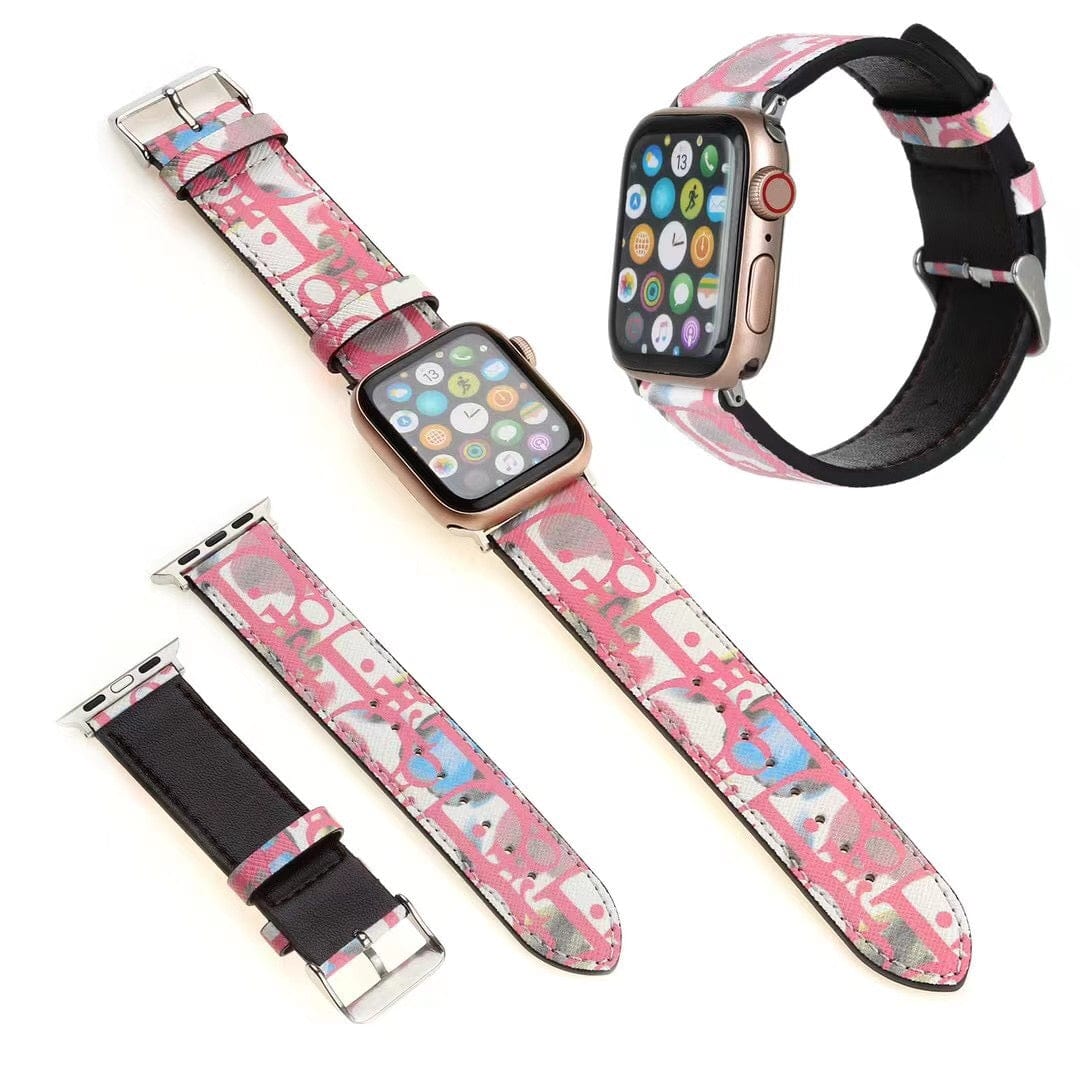 HypedEffects Designer Exotic Leather Dior Watch Band 38/40/41/42/44/45/49 mm
