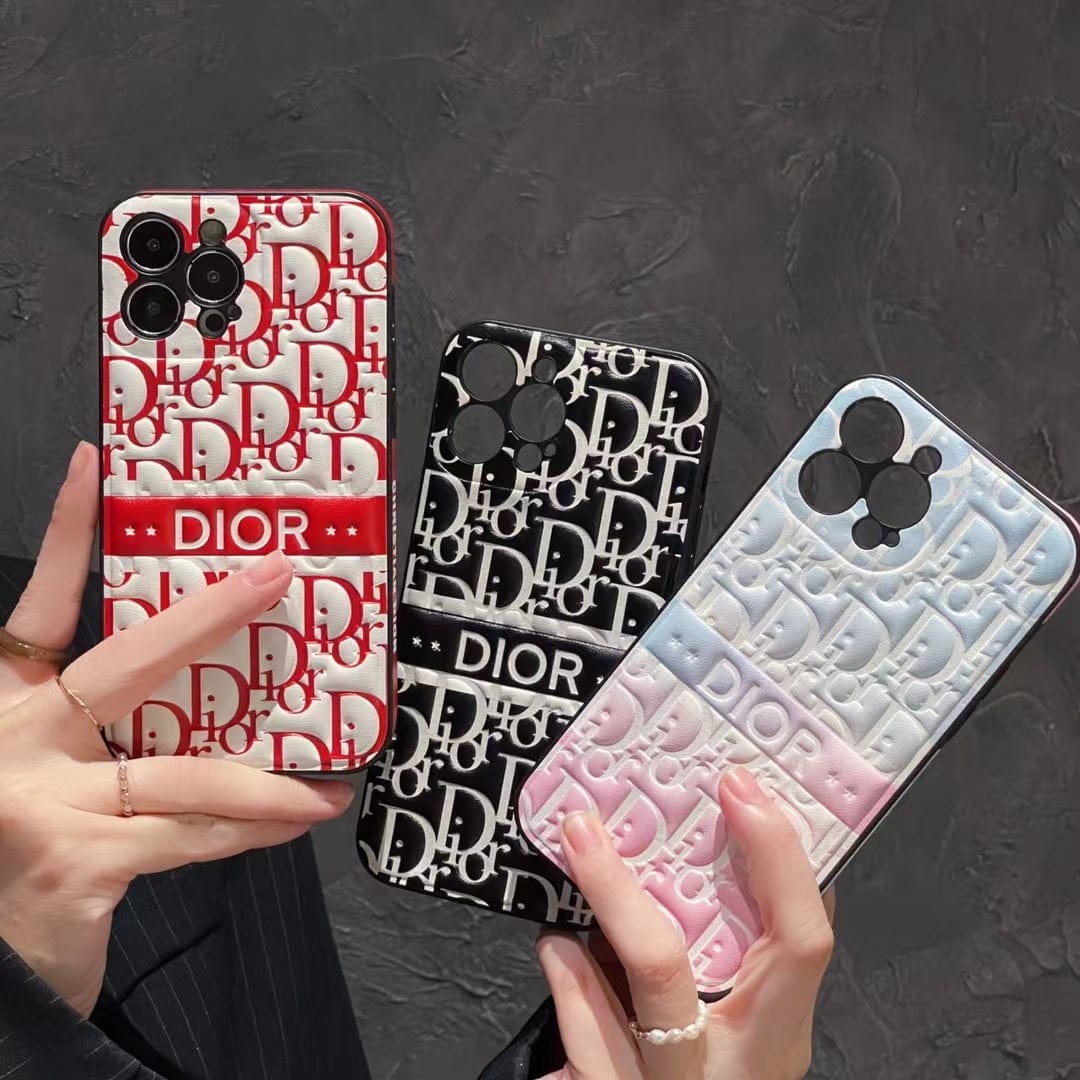 HypedEffects Dior Embossed Monogram iPhone Cases - Luxe Collection