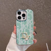 HypedEffects Dior iPhone Cases with Iconic Pattern and Pearl Accent