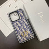 HypedEffects Dior Monogram iPhone Cases with Card Holder - Dual Design Collection