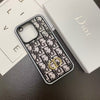 HypedEffects Dior Monogram iPhone Cases with Card Holder - Dual Design Collection