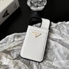 HypedEffects Eelegant White Leather Prada & Gucci & Hermes iPhone Cover