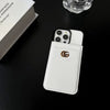 HypedEffects Eelegant White Leather Prada & Gucci & Hermes iPhone Cover