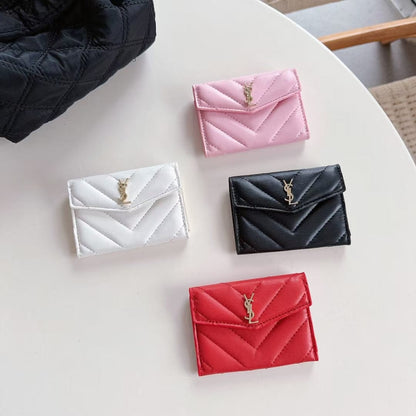 HypedEffects Elegant Leather YSL Card Holder Wallet