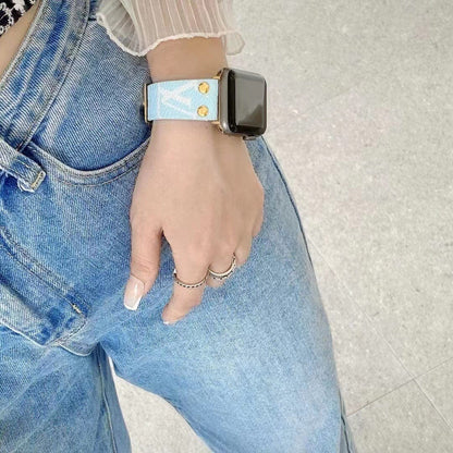 HypedEffects Exotic Leather louis vuitton Watch Band 38/40/41/42/44/45/49 mm