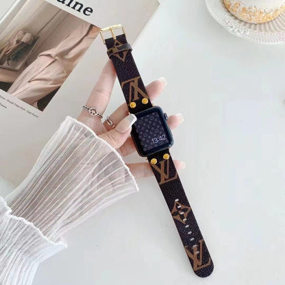 HypedEffects Exotic Leather louis vuitton Watch Band 38/40/41/42/44/45/49 mm