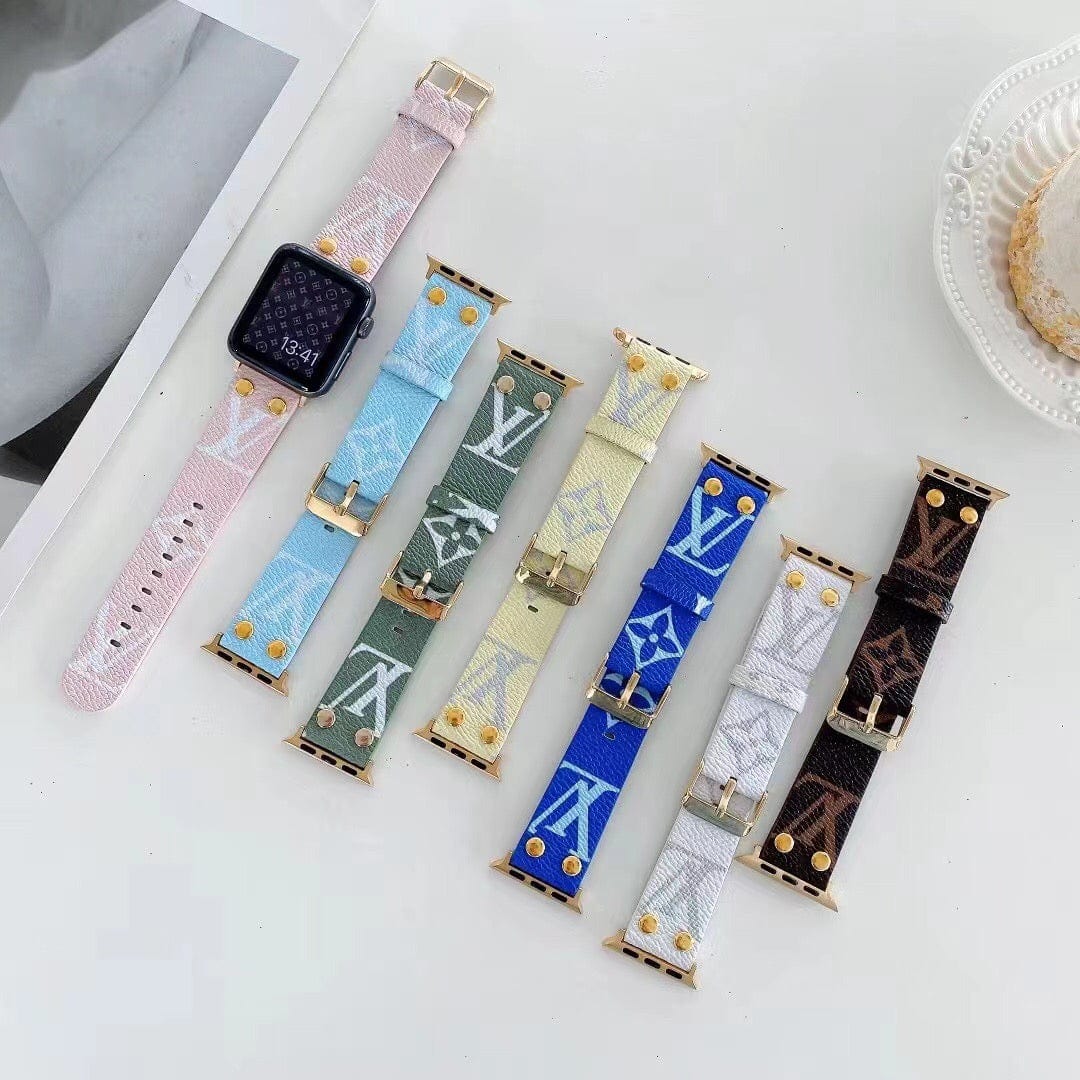HypedEffects Exotic Leather louis vuitton Watch Band 38/40/41/42/44/45/49 mm