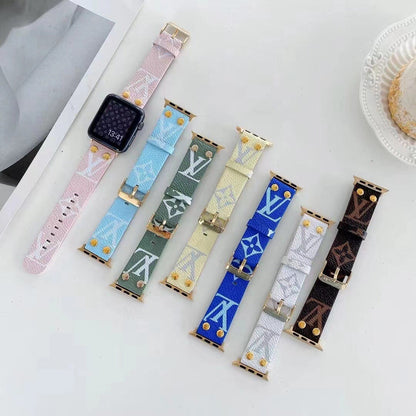 HypedEffects Exotic Leather louis vuitton Watch Band 38/40/41/42/44/45/49 mm