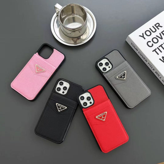 HypedEffects Fashioned Dikarcci iPhone Cover With Card Holder | iPhone 12 to iPhone 16