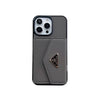 HypedEffects Fashioned Leather Fabric Prada iPhone Cases | Compatible for iPhone 11 to iPhone 16