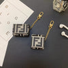 HypedEffects Fendi Monogram Airpod Covers with Gold Chain